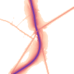 Daytime road noise heatmap for SN8 1TE