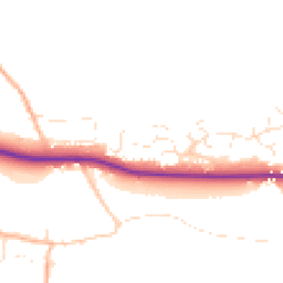 Daytime road noise heatmap for SN8 1TL