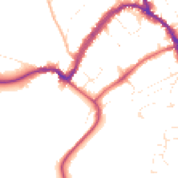 Daytime road noise heatmap for SN8 1XG