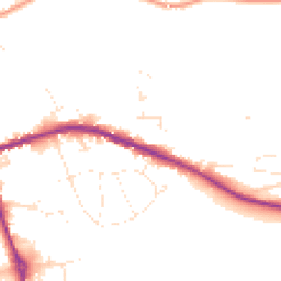 Daytime road noise heatmap for SN8 2AR