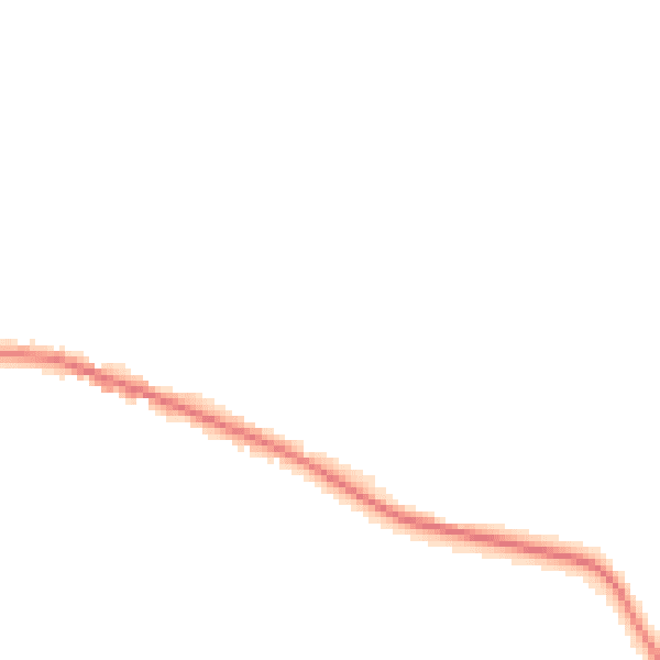 Night-time road noise heatmap for SN8 2AZ
