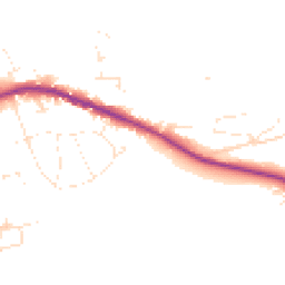 Daytime road noise heatmap for SN8 2BF