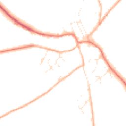 Daytime road noise heatmap for SN8 2BX