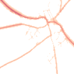 Daytime road noise heatmap for SN8 2BY