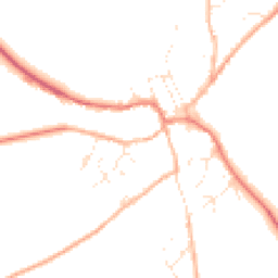 Daytime road noise heatmap for SN8 2DA