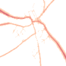 Daytime road noise heatmap for SN8 2DD