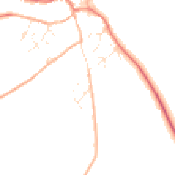 Daytime road noise heatmap for SN8 2DF
