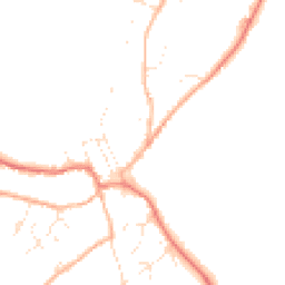 Daytime road noise heatmap for SN8 2DG