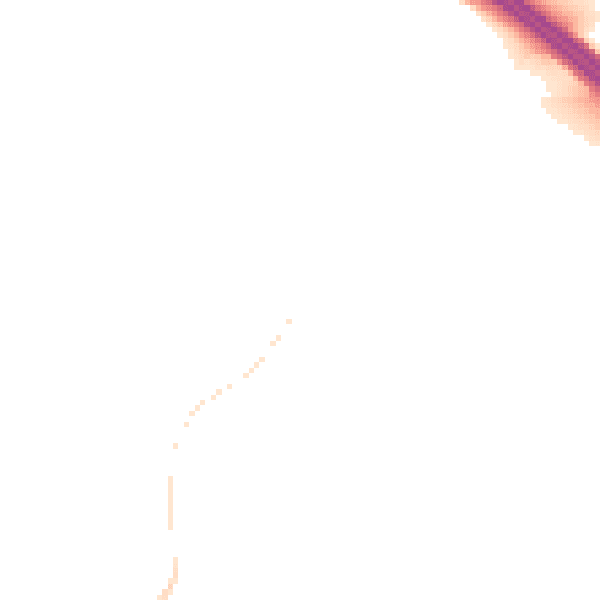 Night-time road noise heatmap for SN8 2JA