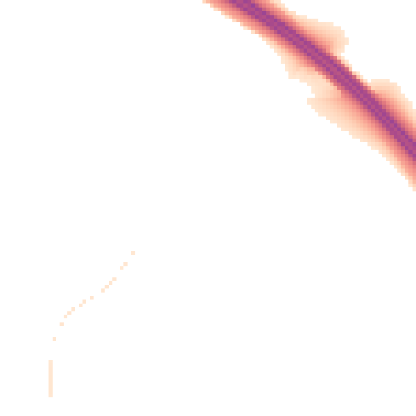 Night-time road noise heatmap for SN8 2JG