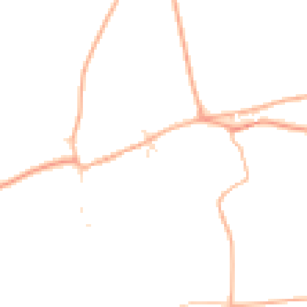 Daytime road noise heatmap for SN8 2LS