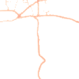 Daytime road noise heatmap for SN8 2PW