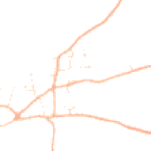 Daytime road noise heatmap for SN8 2RL