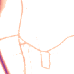 Daytime road noise heatmap for SN8 3AH