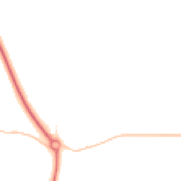 Night-time road noise heatmap for SN8 3AL