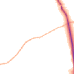 Daytime road noise heatmap for SN8 3BL
