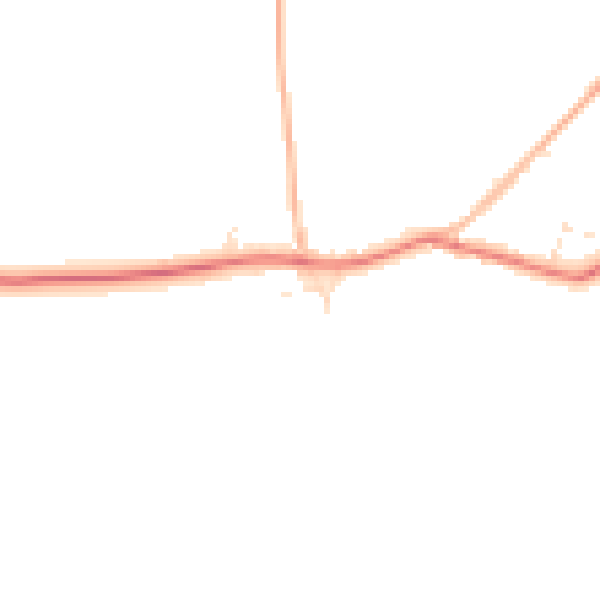 Daytime road noise heatmap for SN8 3DB