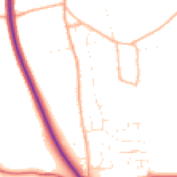 Daytime road noise heatmap for SN8 3DX