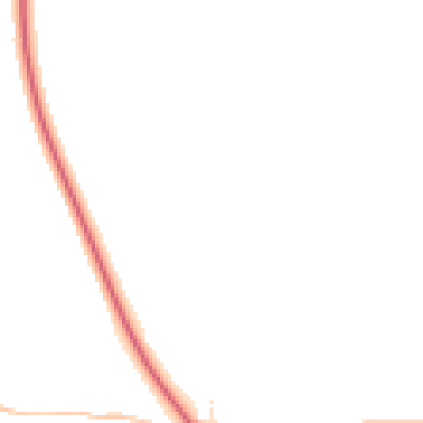 Night-time road noise heatmap for SN8 3DX