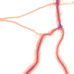 Daytime road noise heatmap for SN8 3EP
