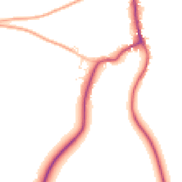 Daytime road noise heatmap for SN8 3ER