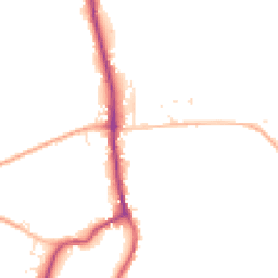 Daytime road noise heatmap for SN8 3FA