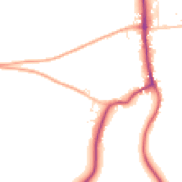Daytime road noise heatmap for SN8 3FE