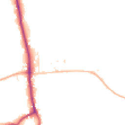 Daytime road noise heatmap for SN8 3FH