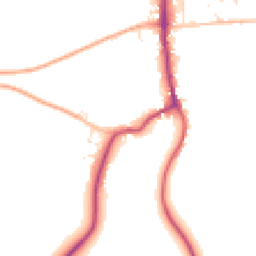 Daytime road noise heatmap for SN8 3FN