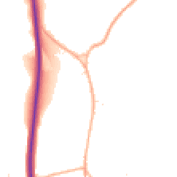 Daytime road noise heatmap for SN8 3GA