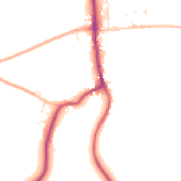 Daytime road noise heatmap for SN8 3HJ