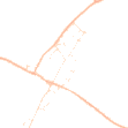 Daytime road noise heatmap for SN8 3LU