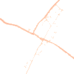 Daytime road noise heatmap for SN8 3NU