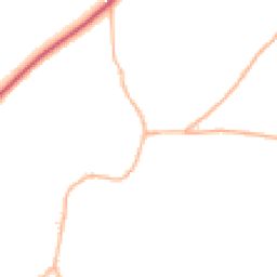 Daytime road noise heatmap for SN8 3QJ