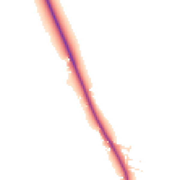 Daytime road noise heatmap for SN8 3RY