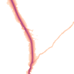 Daytime road noise heatmap for SN8 3SB