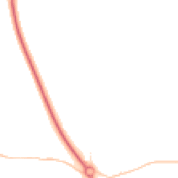 Night-time road noise heatmap for SN8 3TB