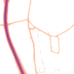 Daytime road noise heatmap for SN8 3TJ
