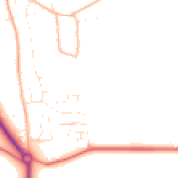 Daytime road noise heatmap for SN8 3TS