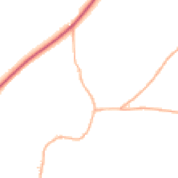 Daytime road noise heatmap for SN8 3XA