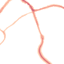Night-time road noise heatmap for SN8 4AS