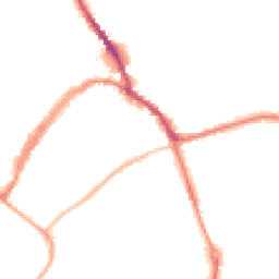 Night-time road noise heatmap for SN8 4DL