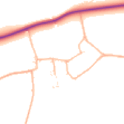 Daytime road noise heatmap for SN8 4ER