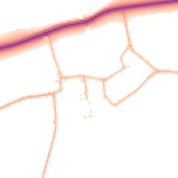 Daytime road noise heatmap for SN8 4ET