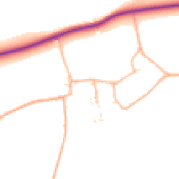 Daytime road noise heatmap for SN8 4HD