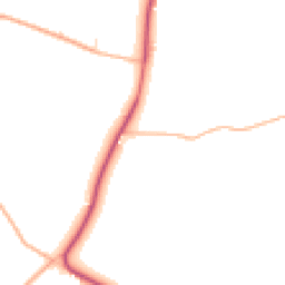 Daytime road noise heatmap for SN8 4JF