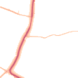 Daytime road noise heatmap for SN8 4JG