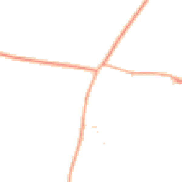 Daytime road noise heatmap for SN8 4LB