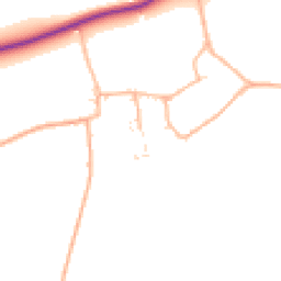 Daytime road noise heatmap for SN8 4PG