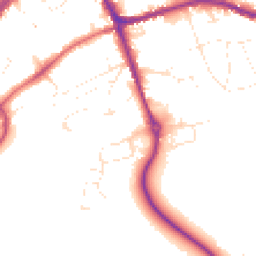 Daytime road noise heatmap for SN8 4YN